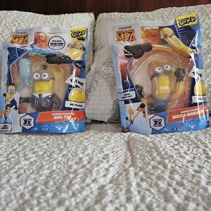 Universal Despicable Me 4 Minion Figures - Yellow and Blue